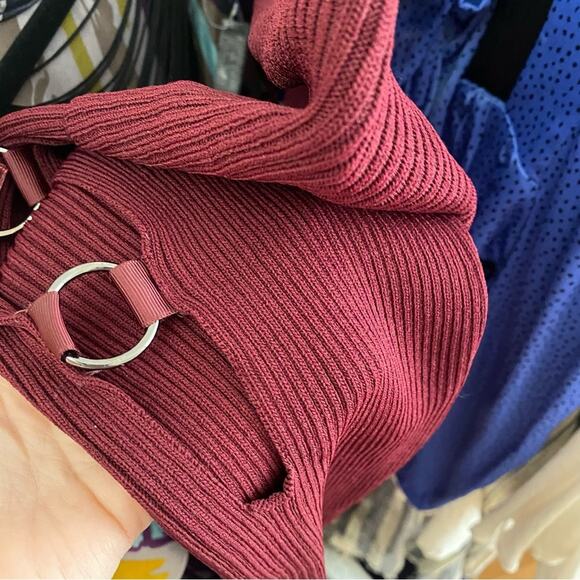 NEW INC International Concepts off shoulder sweater dress - Picture 2 of 7